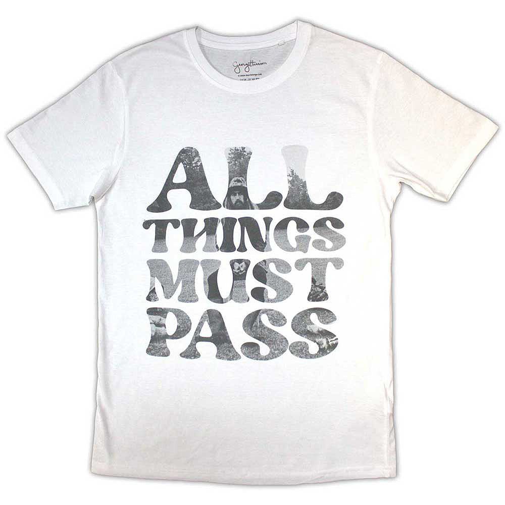 GEORGE HARRISON ジョージハリスン - All Things Must Pass / Text Infill / Tシャツ / メンズ - PGS